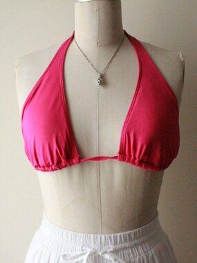 hot pink tommy bahama triangle bikini top size xs